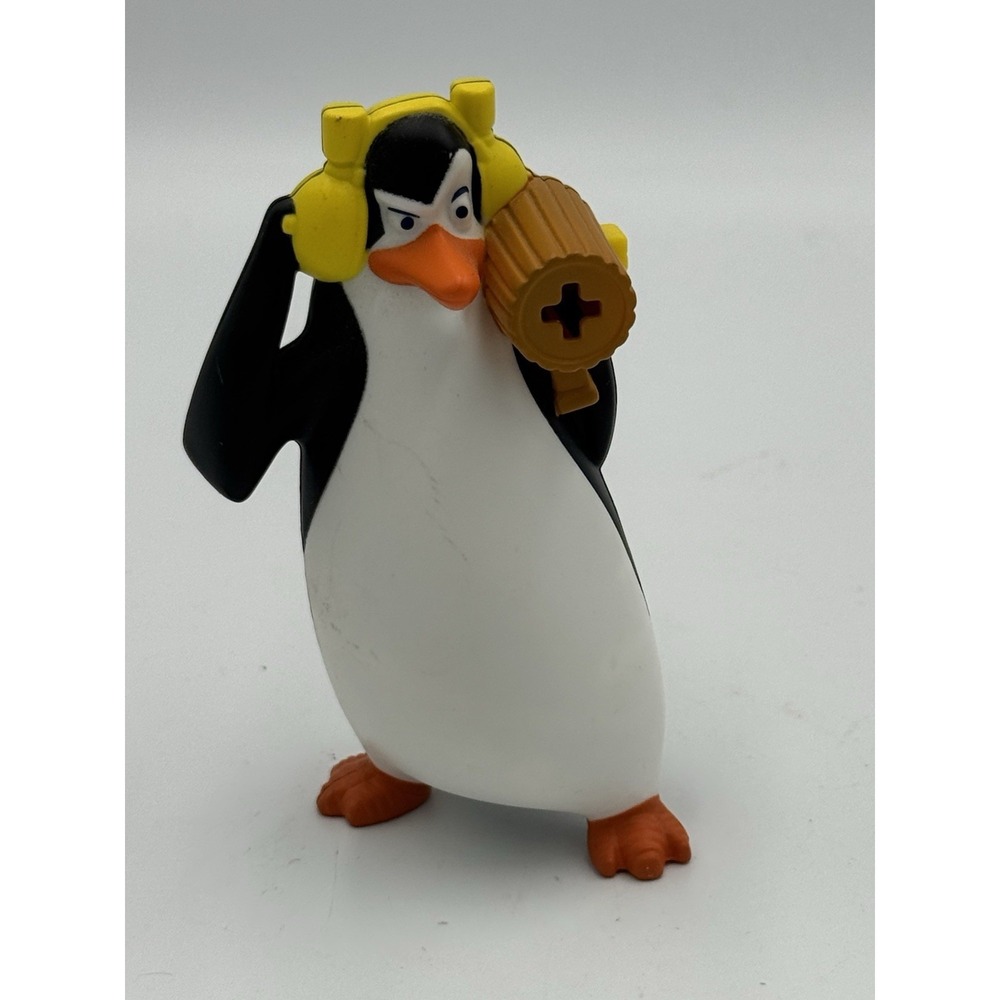 The Penguins of Madagascar Kowalski McDonalds 2014 Toy Figure Launcher Dreamwork